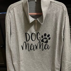 Dog Mom Sweatshirt. Grey, XL